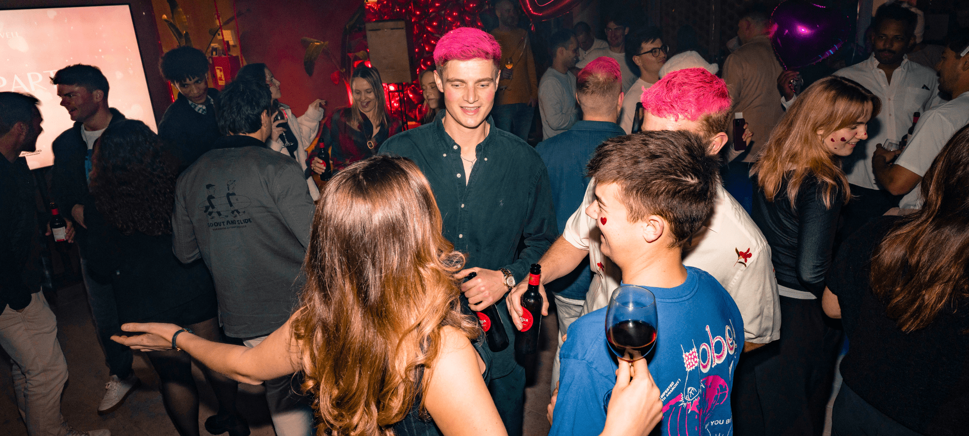 A moment from the Love Crew Party night